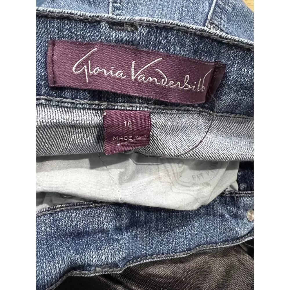 Gloria Vanderbilt Women's Blue Stretch Jeans Size 18 (A01)
